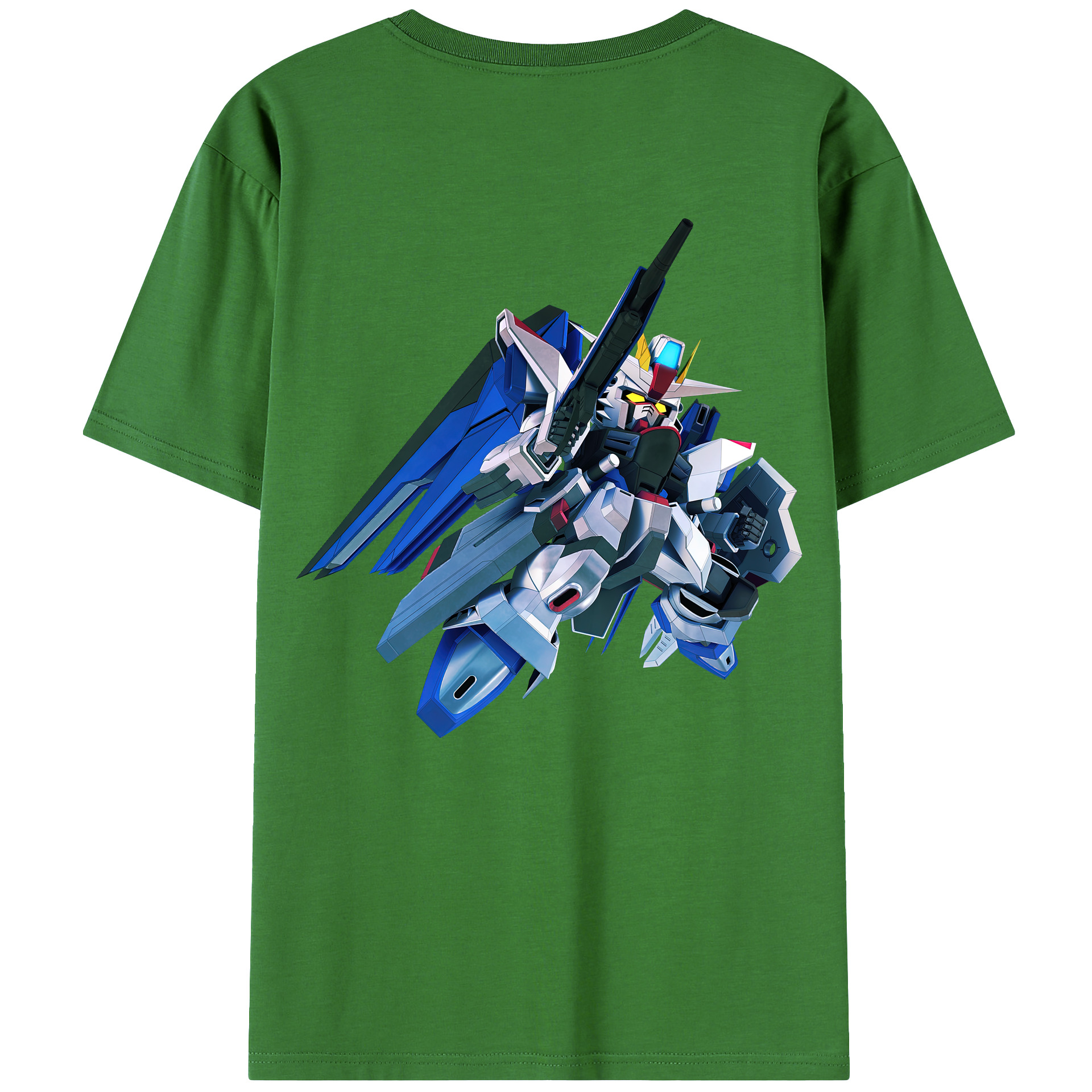 （画像用） 機動戦士ガンダム Mobile Suit Gundam レディース半袖Tシャツ(バックプリント)